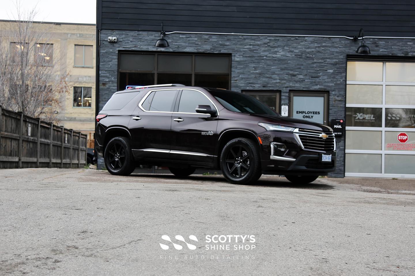 Chevrolet Traverse High Country Xpel Paint Protection Film, Paint Correction and Gtechniq Crystal Serum Ultra Ceramic Paint Coating London, Ontario Canada