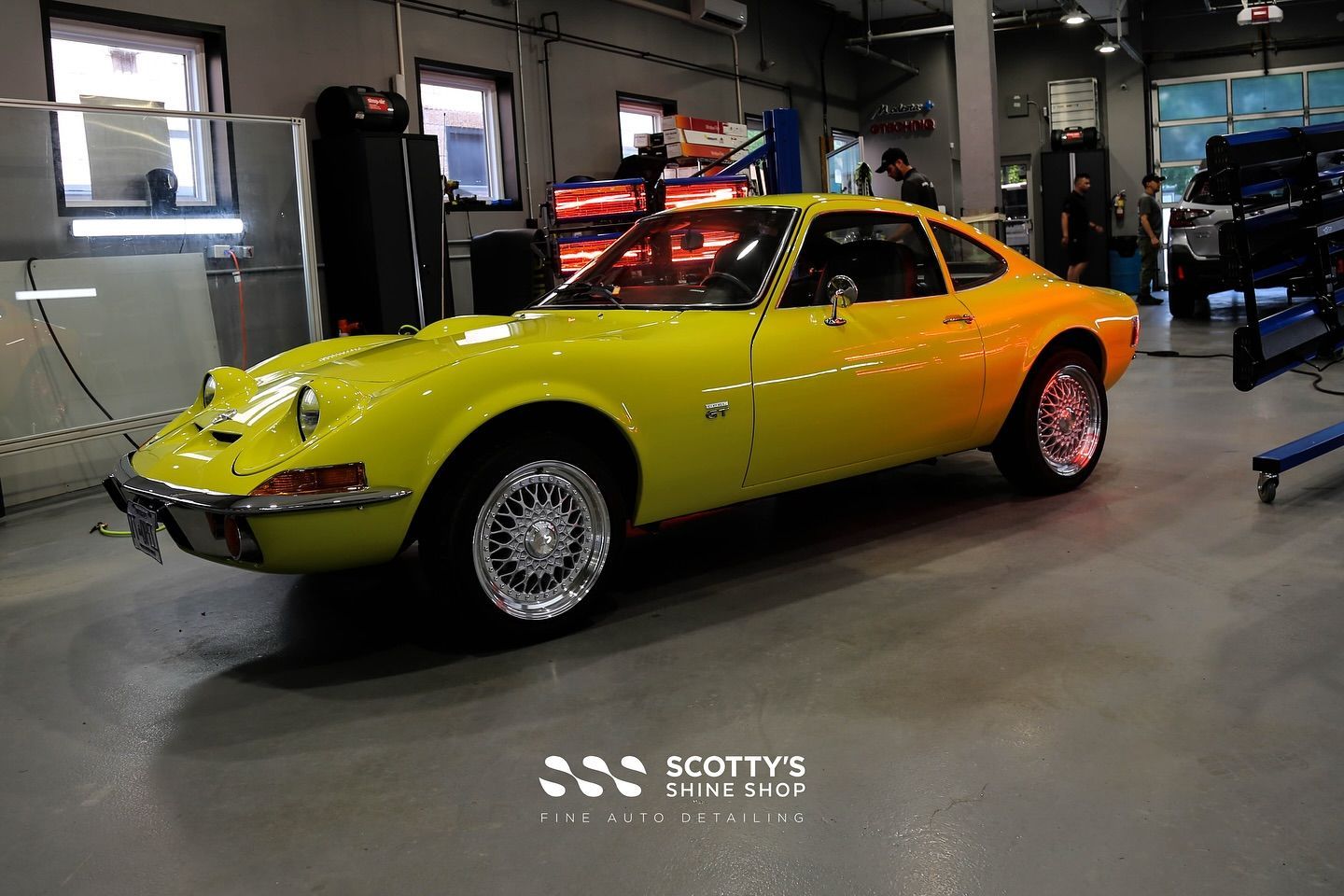 Classic 1970 Opal GT back in the shop for a paint correction and Modesta BC-X ceramic coating. 