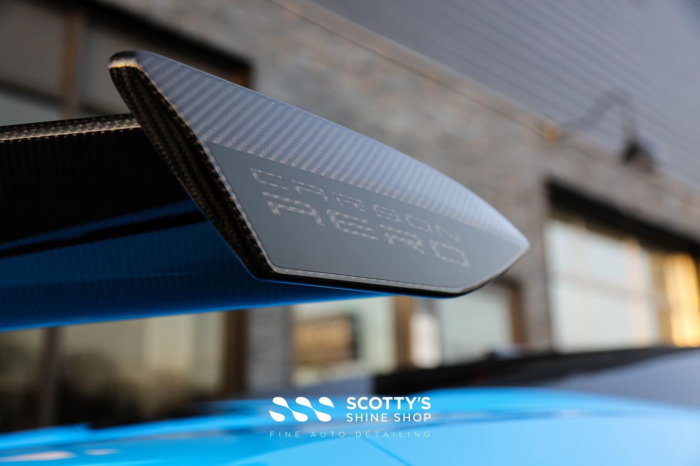 Corvette Z06 Xpel Paint Protection Film, Xpel Prime XR Plus Window Tint spoiler close up London, Ontario