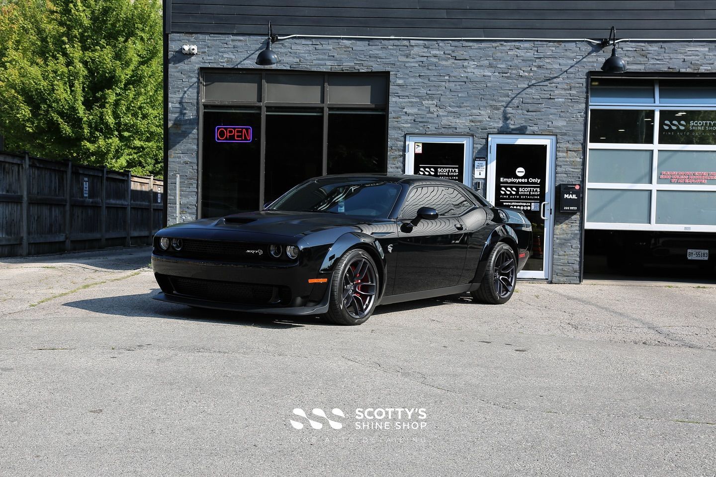 Dodge Challenger Hellcat Full Paint Correction and Modesta BC-06 Ceramic Coating London, Canada