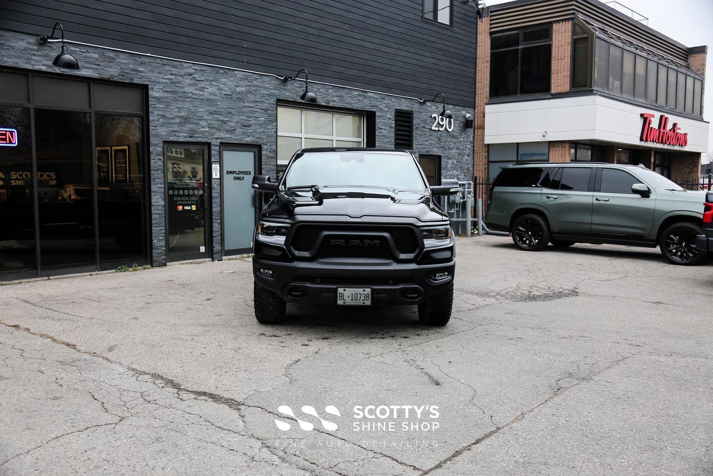 Dodge Ram Rebel Paint Correction front end view London, Ontario