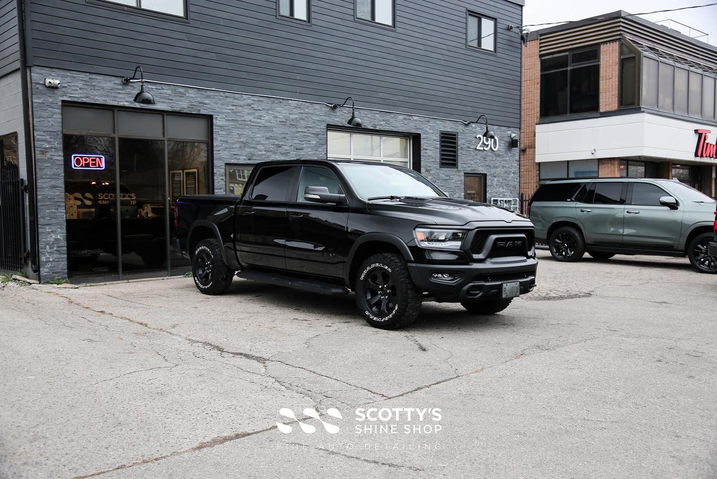 Dodge Ram Rebel Paint Correction side view London, ON