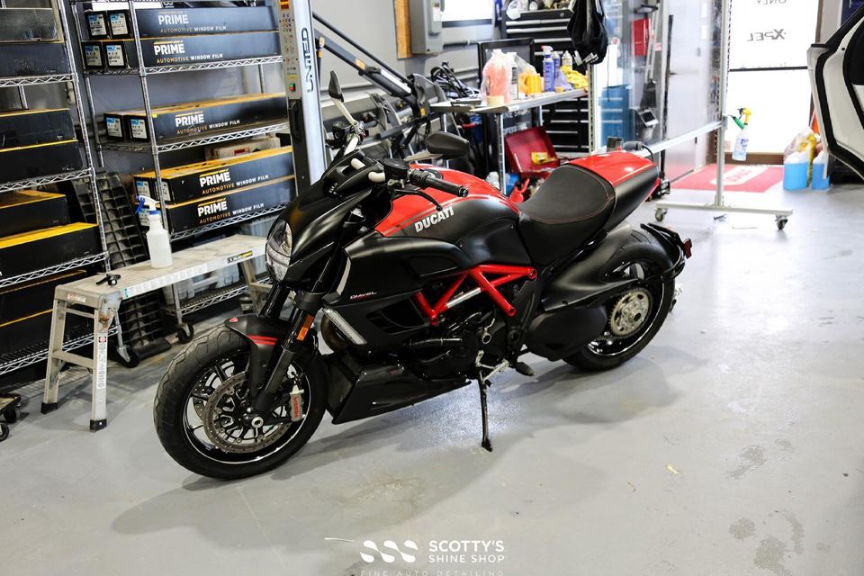 Ducati Diavel Motorcycle Detailing