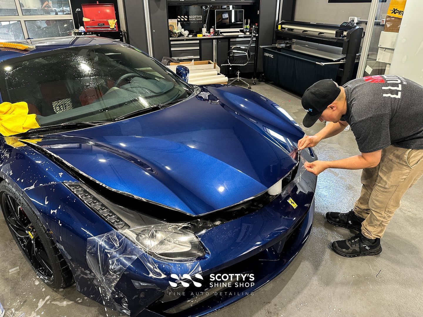 Ferrari 488GTB Suntek Ultra Paint Protection Film London, Ontario