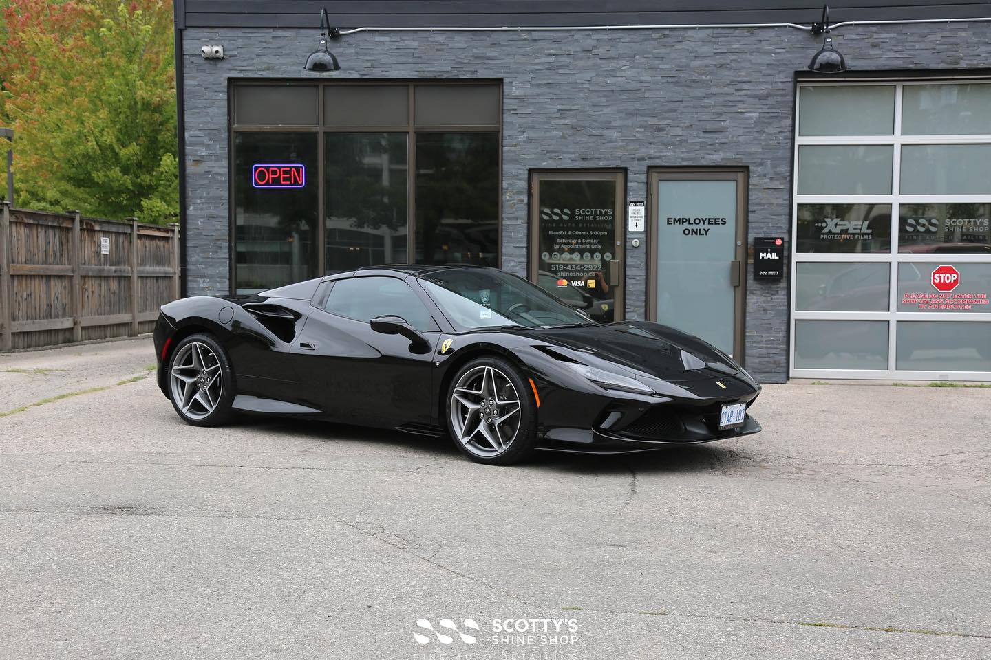 Ferrari F8 Tributo Modesta Ceramic Coating London Ontario