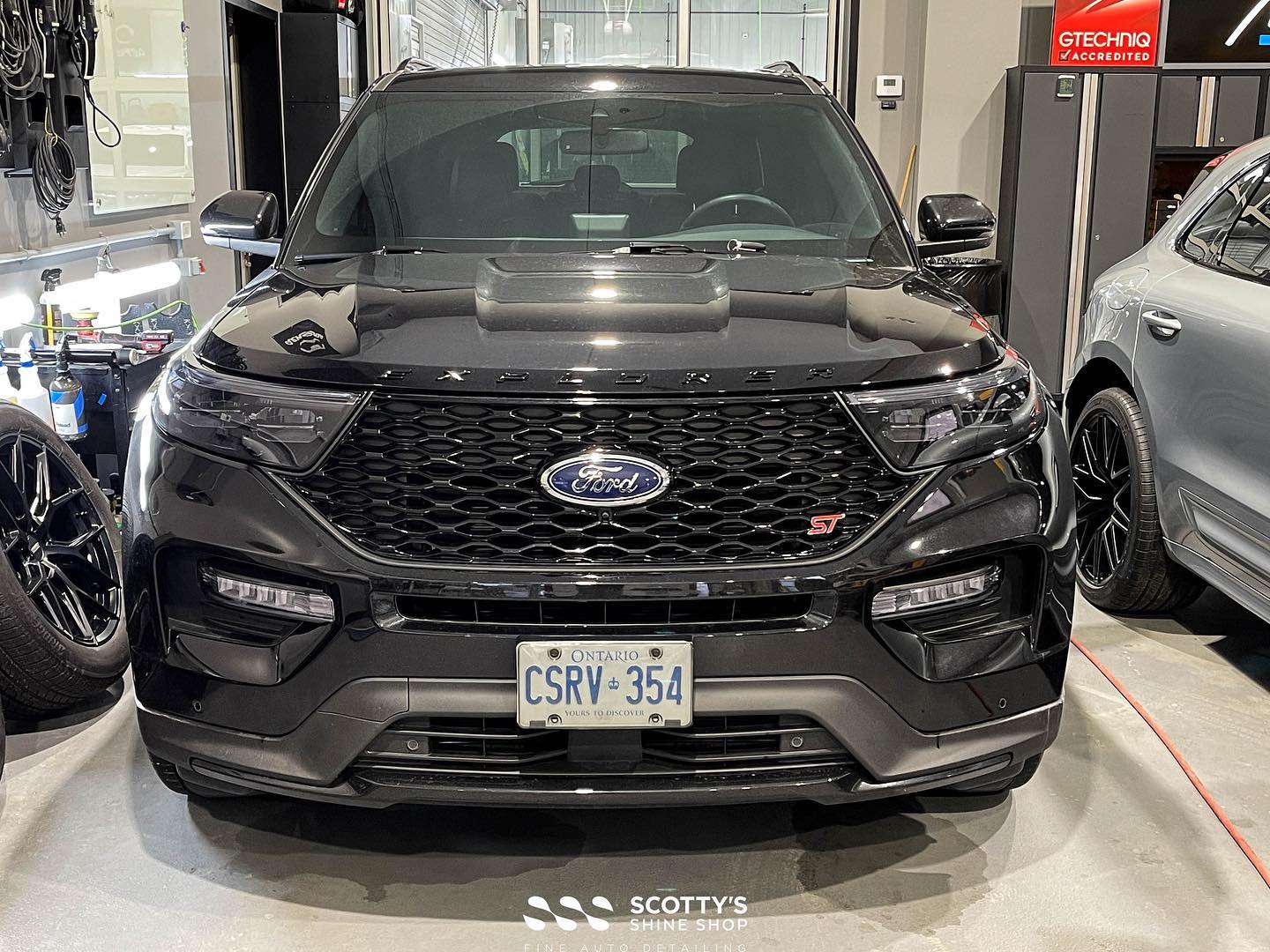 Ford Explorer ST high gloss xpel tinted ppf on headlights/foglights london ontario