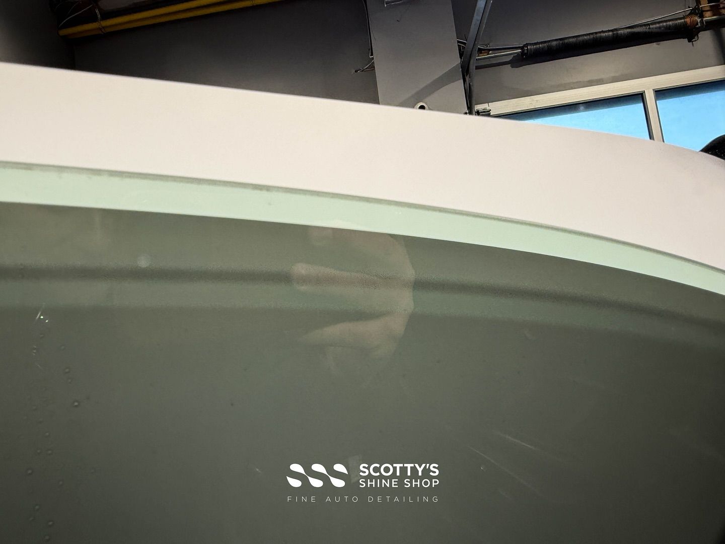 GMC Sierra AT4 Replacement LLumar Formula 1 Window Tint window close up detail London, Ontario