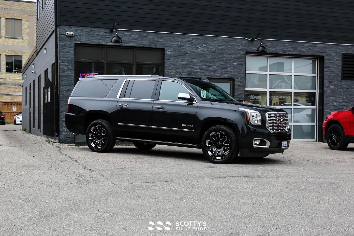 GMC Yukon Denali Ultimate package with light paint correction london ont