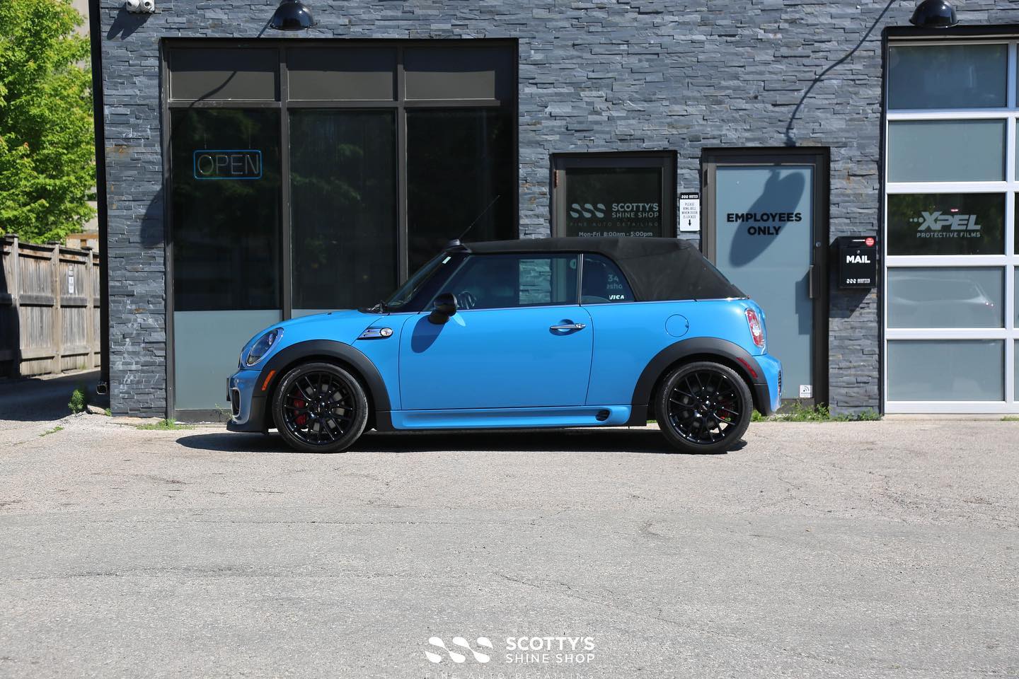 John Cooper Works Mini full detail, paint correction and protected with Gtechnic Crystal Serum light ceramic coating Ontario