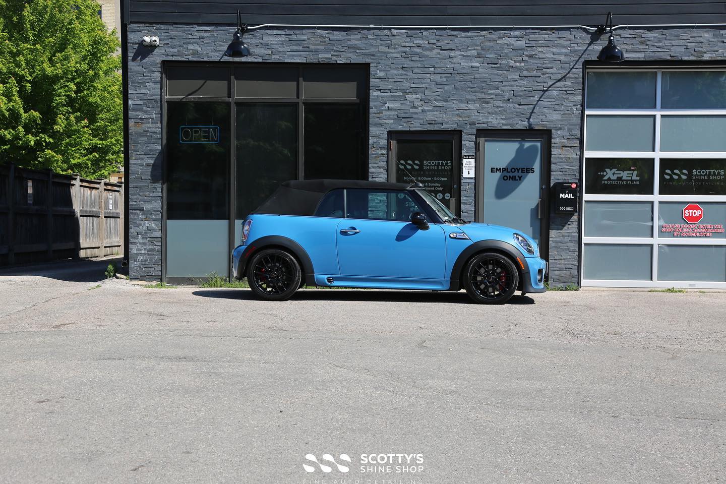 John Cooper Works Mini full detail, paint correction and protected with Gtechnic Crystal Serum light ceramic coating London Canada