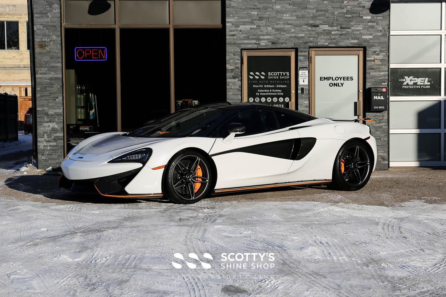 McLaren 570S Xpel Ultimate Plus Paint Protection Film and a Premium Ceramic Coating London, Canada