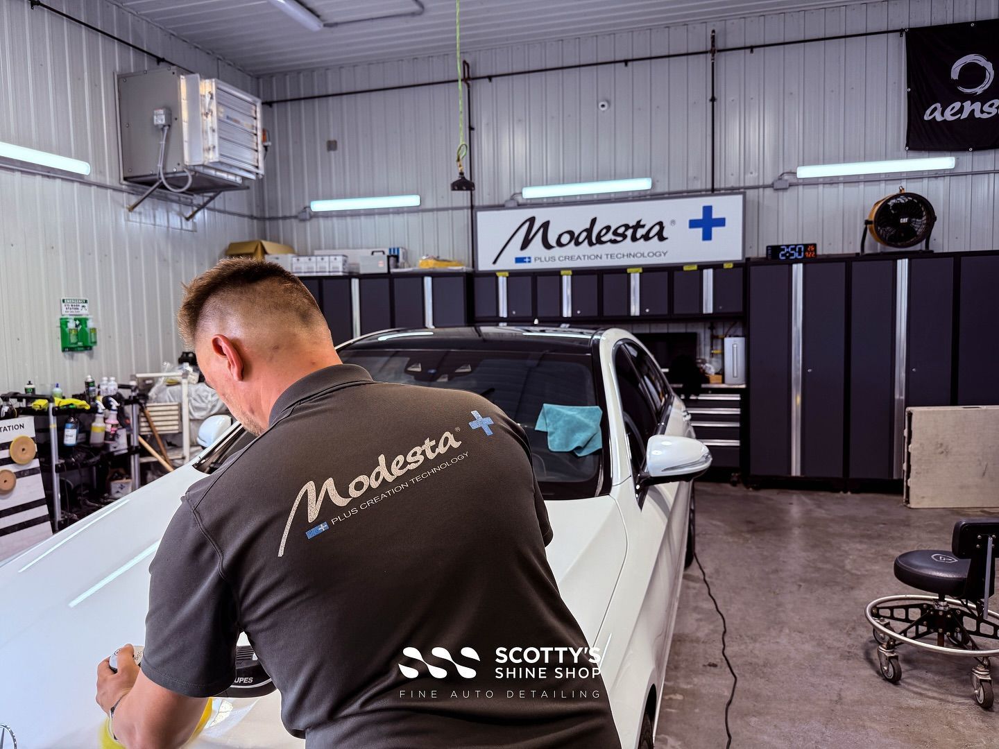 Mercedes S550 Paint Correction and Modesta BC-04 Nano-Titanium Ceramic Coating London, Ontario Canada