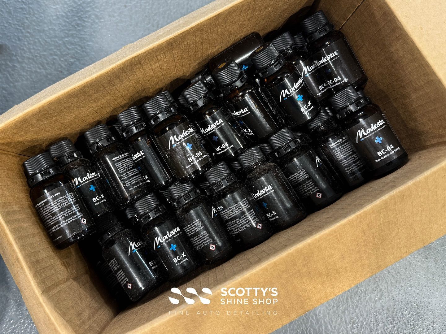 Modesta ceramic coatings are absolutely flying off the shelf! Modesta products are formulated and pr