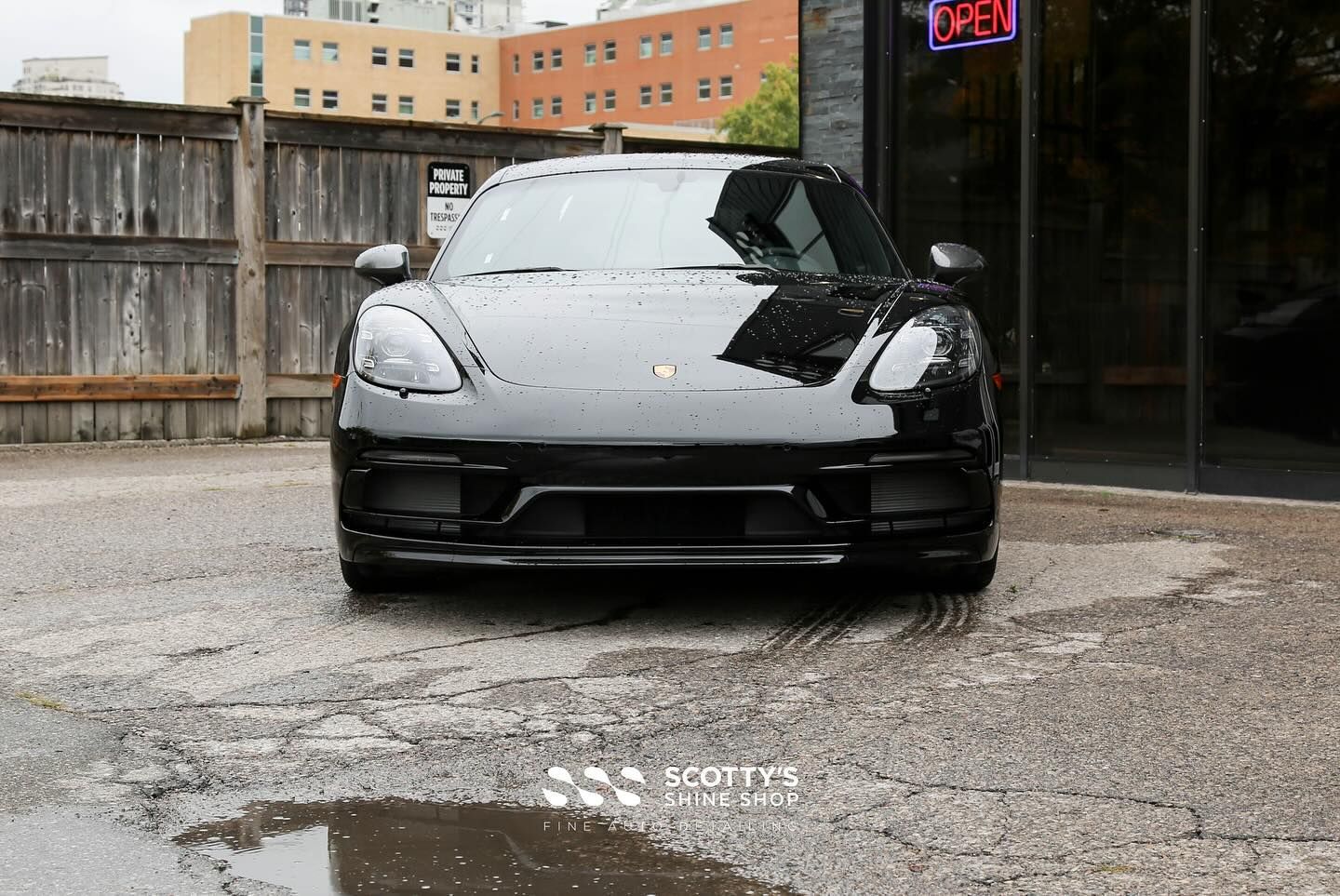 Porsche 718 Cayman Xpel Ultimate Plus Paint Protection Film and Xpel Prime XR Ceramic Window Tint London,  Canada