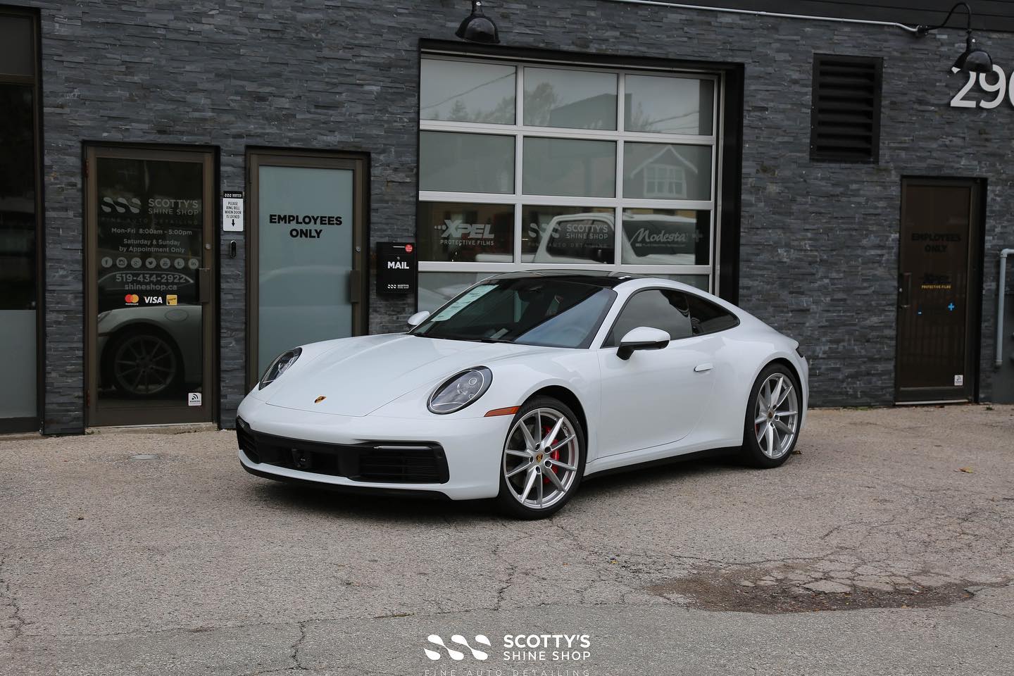 2021 Porsche 911 C4S Xpel Paint protection film and window tint
