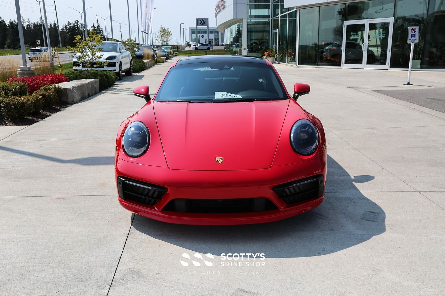 Porsche 911 Carrera 4S Premium Suntek Ultra Paint Protection Film front end view London, ON