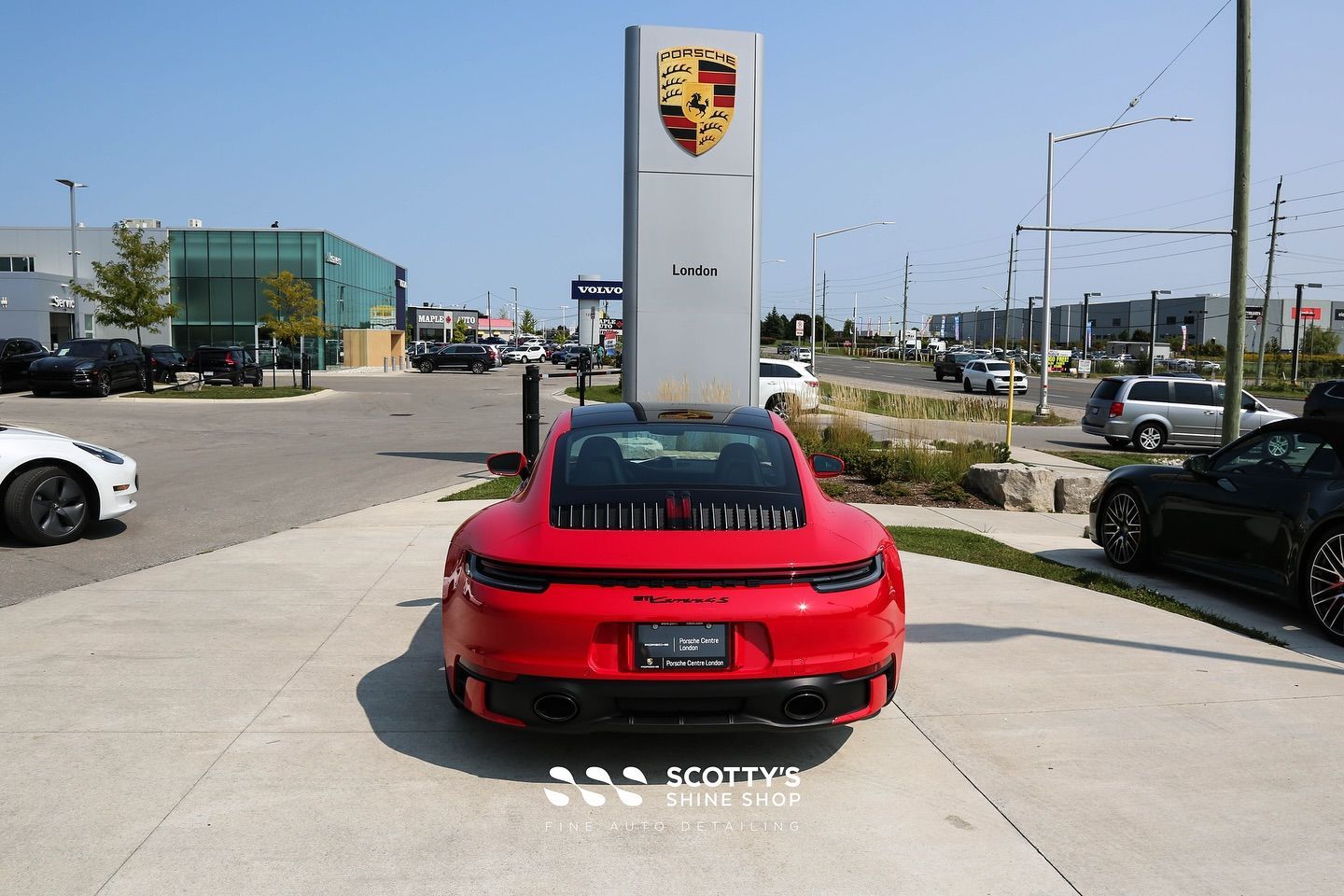 Porsche 911 Carrera 4S Premium Suntek Ultra Paint Protection Film rear view London, ON