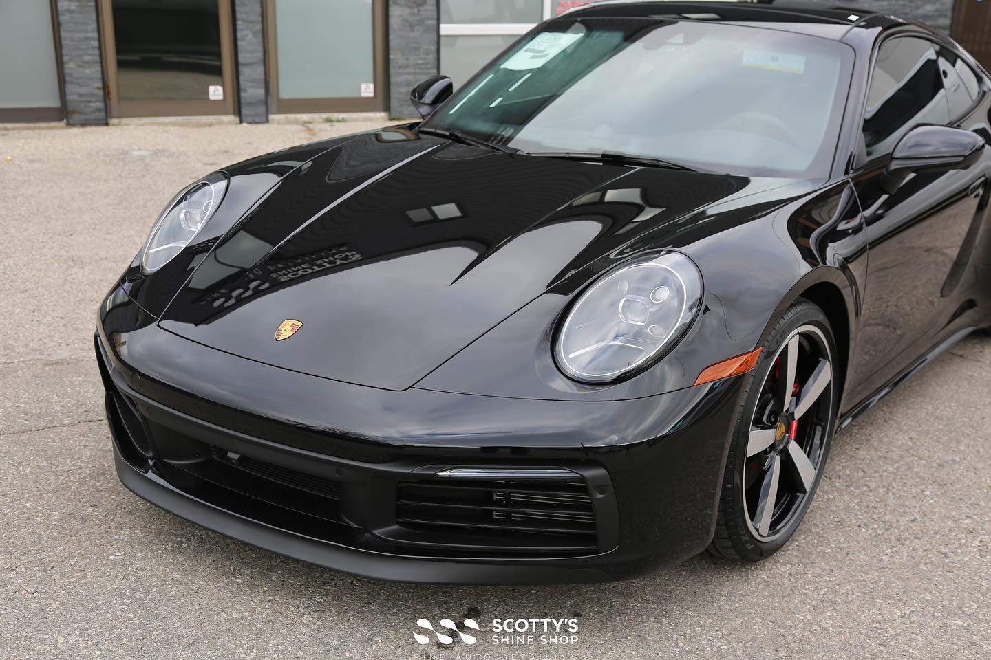 Porsche 911 Carrera 4S Xpel paint protection and ceramic window film front hood