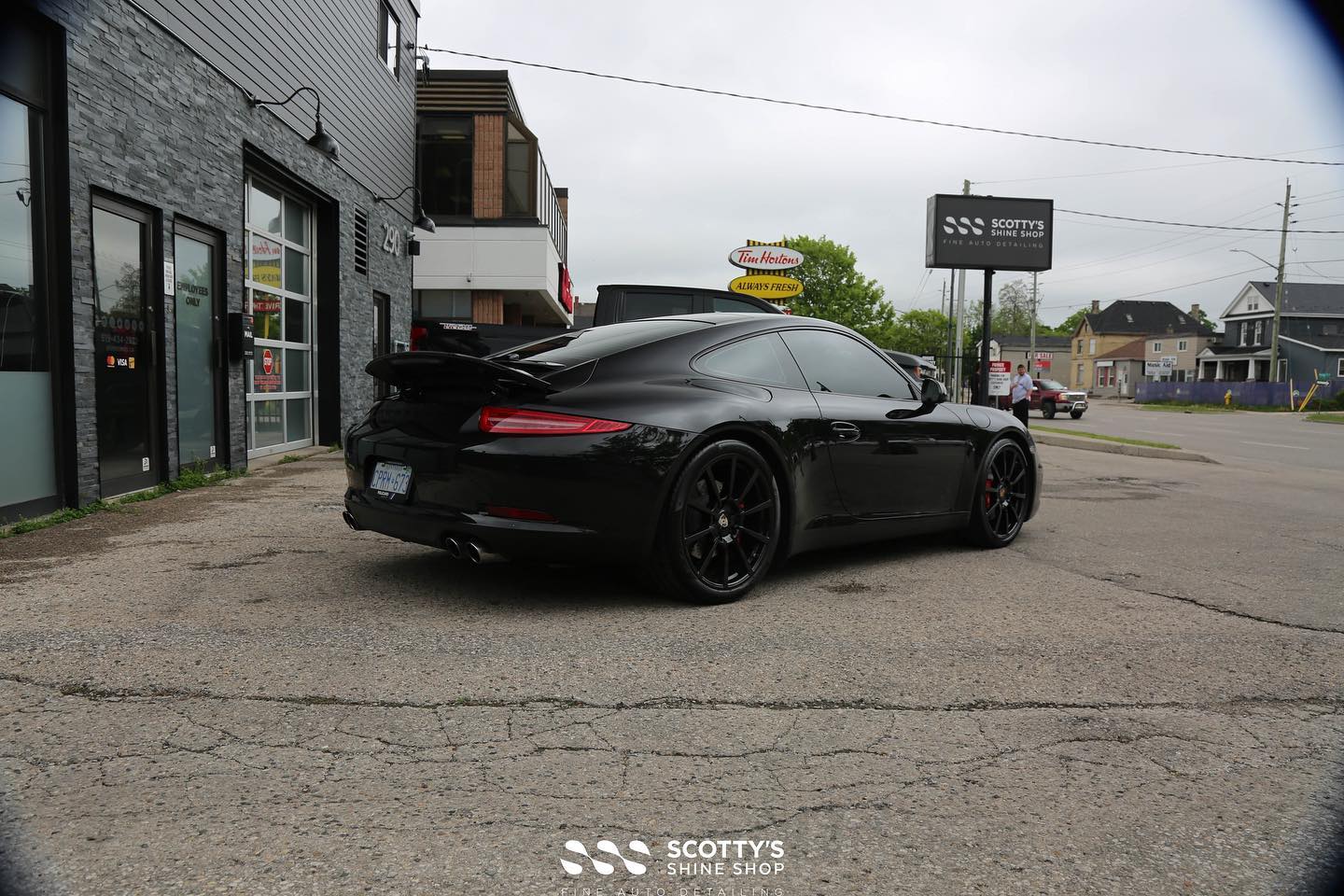 Porsche 911 Carrera S Paint Correction, Replacement Xpel Ultimate Plus Paint Protection Film, Modesta BC-04 Nano-Titanium Ceramic Coating London, Ontario