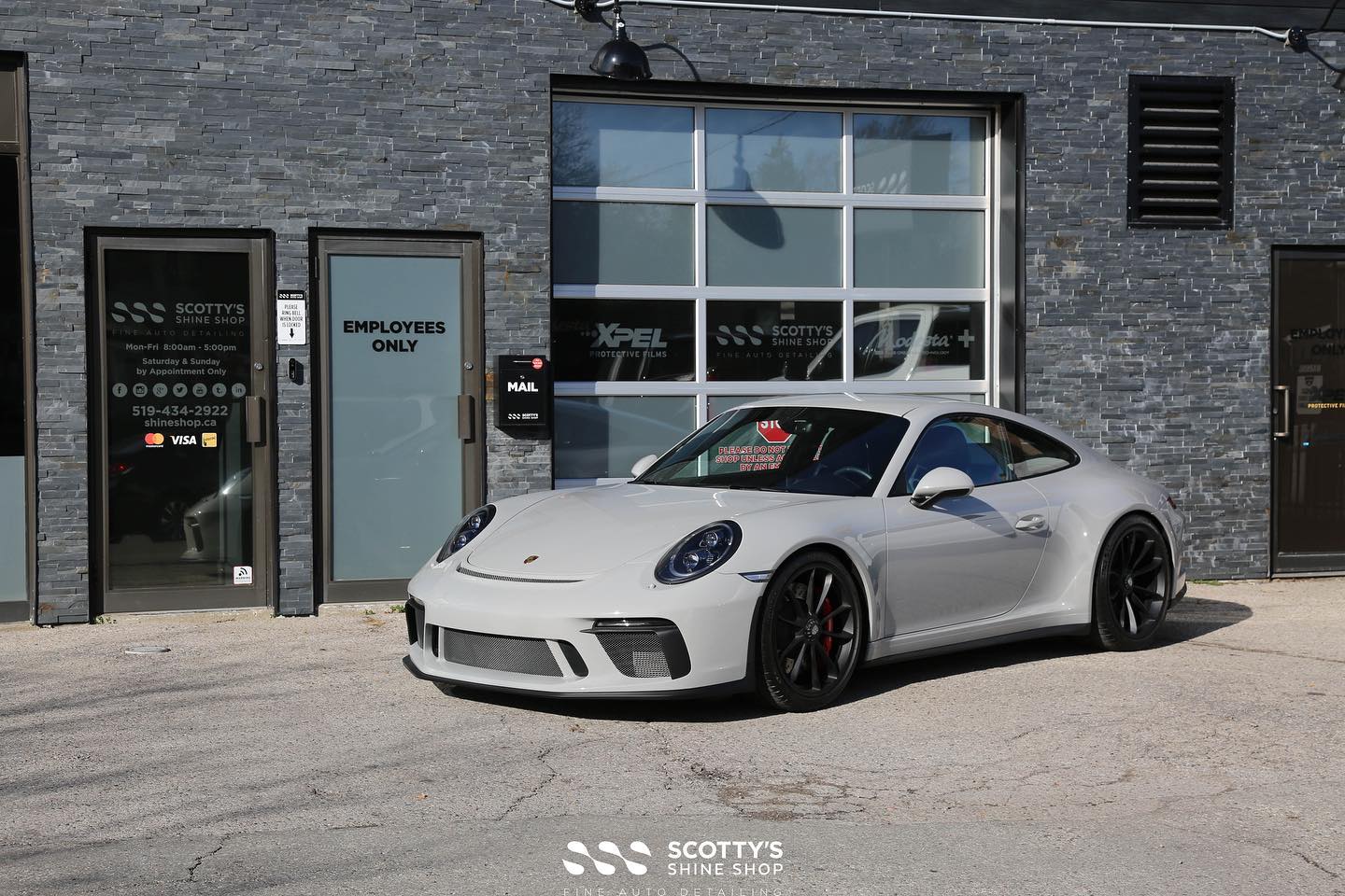 Porsche 911 GT3 xpel ultimate Plus paint protection film