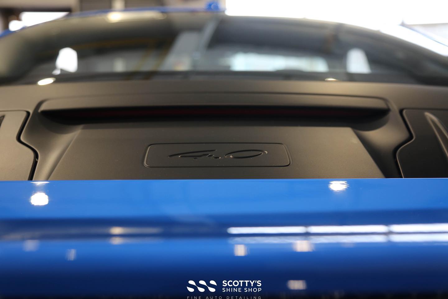 Porsche 911 GT3 Xpel Ultimate Plus ppf Xpel Prime XR Plus Ceramic window tint rear detail London On