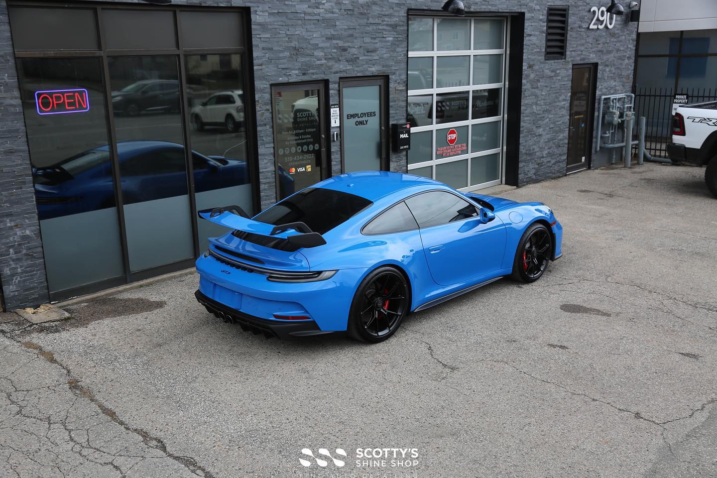Porsche 911 GT3 Xpel Ultimate Plus ppf Xpel Prime XR Plus Ceramic window tint London Ontario Canada