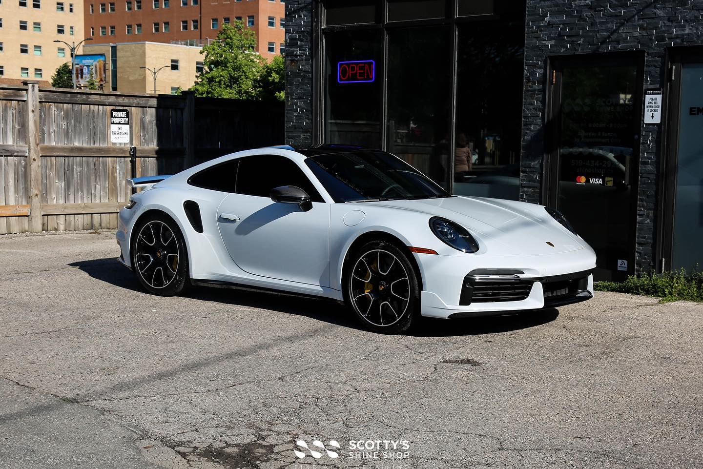 Porsche 911 Turbo Xpel Ultimate Plus Paint Protection Film and XR Prime Ceramic Window Film London Canada