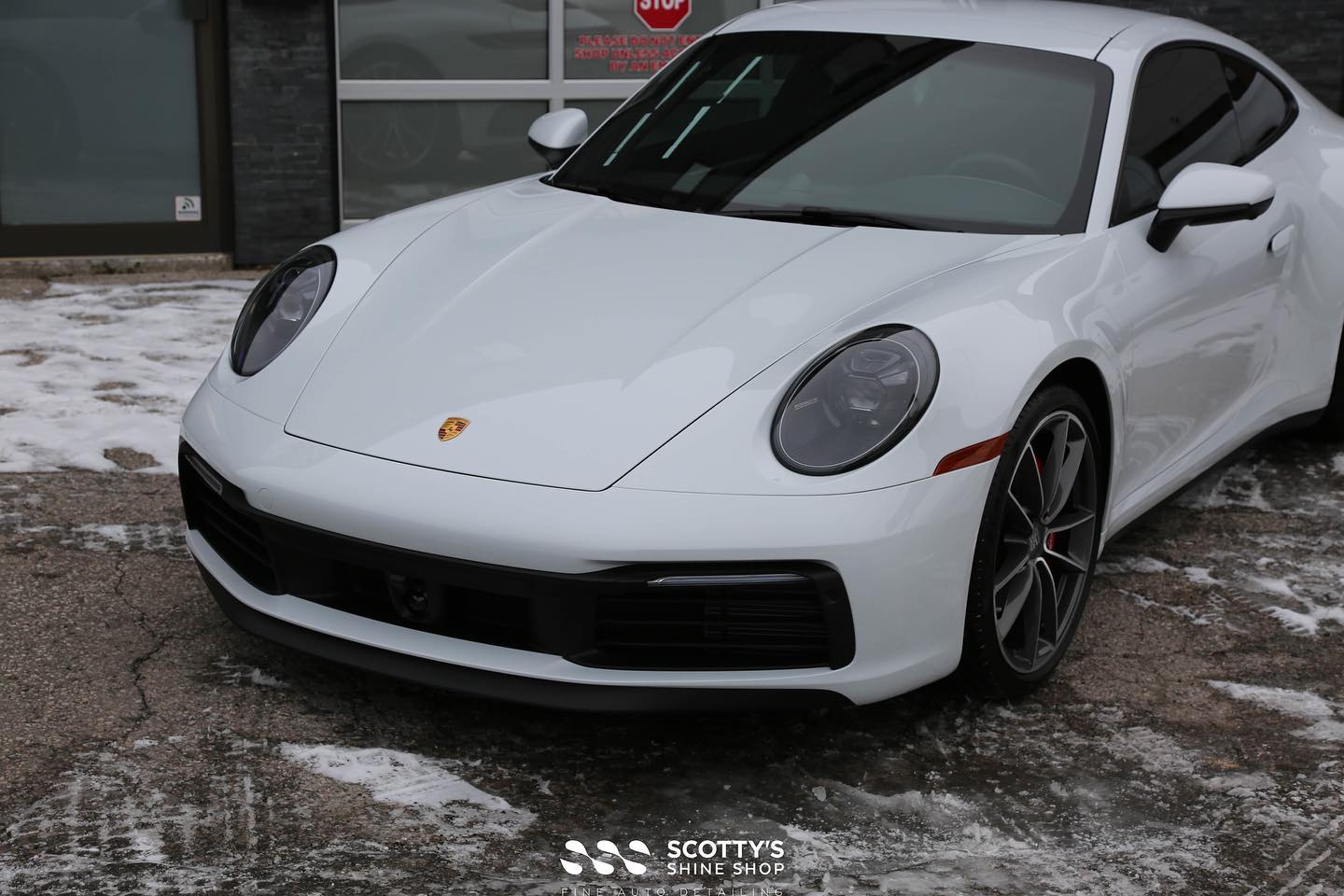 Porsche 911 xpel ppf and prime XR ceramic window tinting london ontario