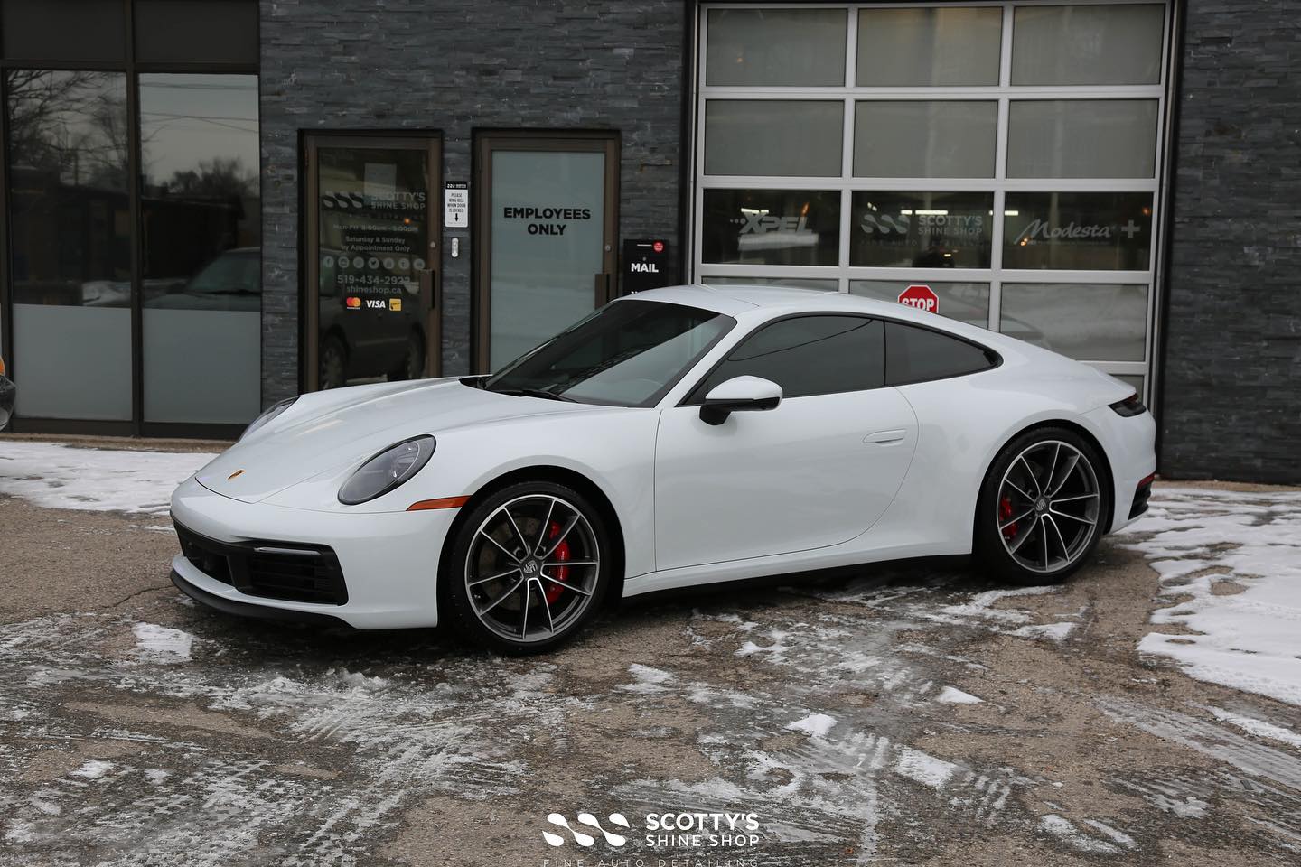 Porsche 911 xpel ppf and ceramic window tinting ldn ontario