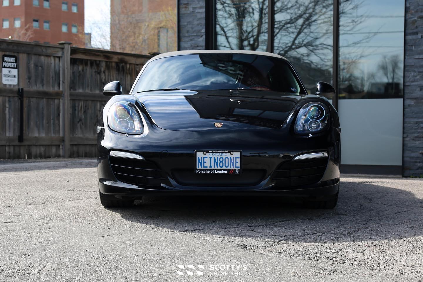 Porsche Boxster S paint correction with ceramic coating london ontario