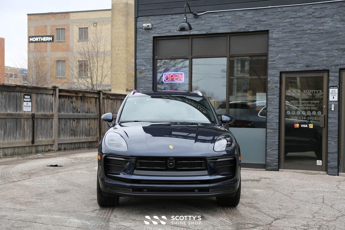 Porsche Macan xpel paint protection film and window tint - Ldn, ON