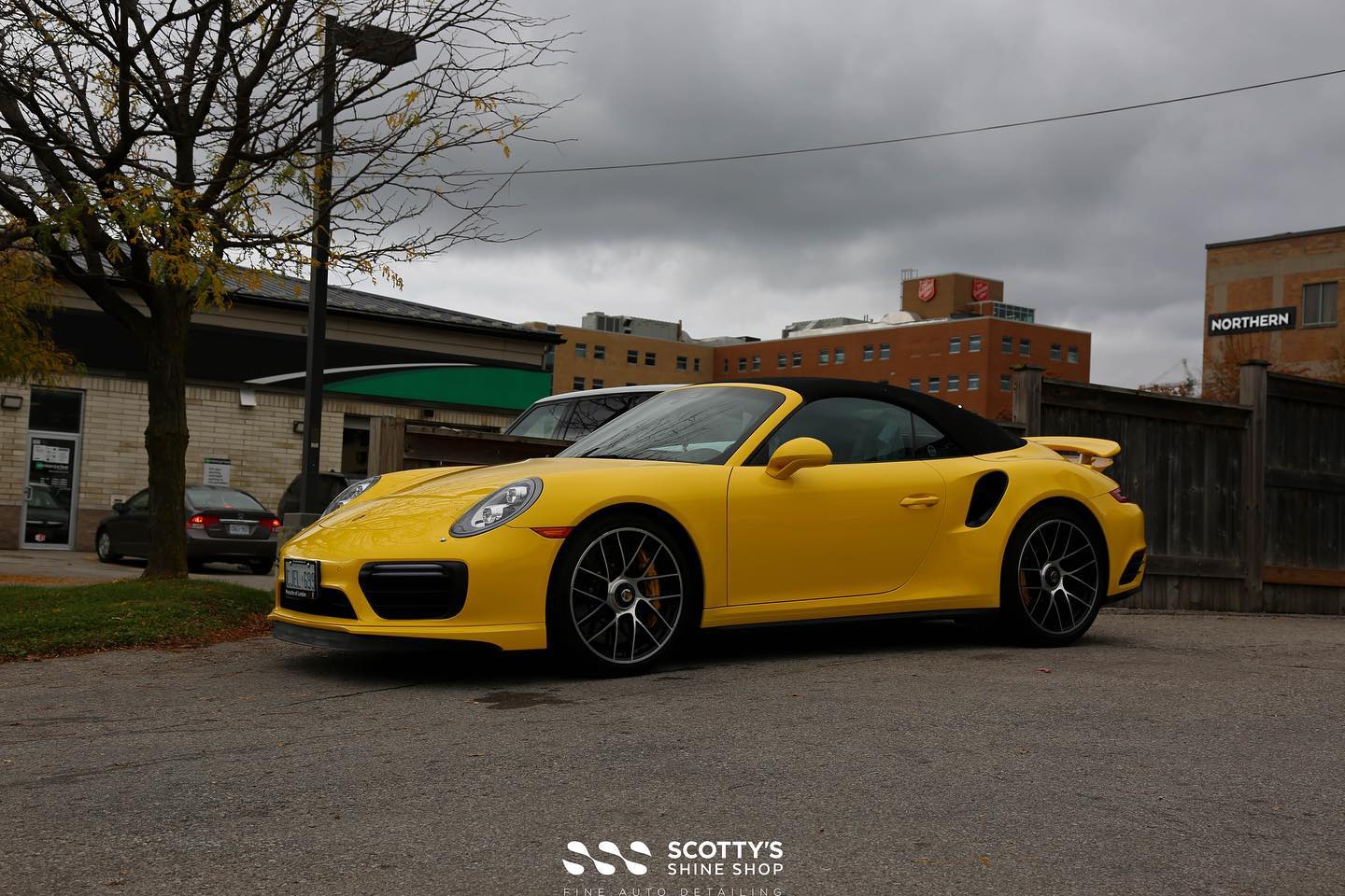 Porsche 911 Turbo S Ceramic Coating reapplication to newly painted panels