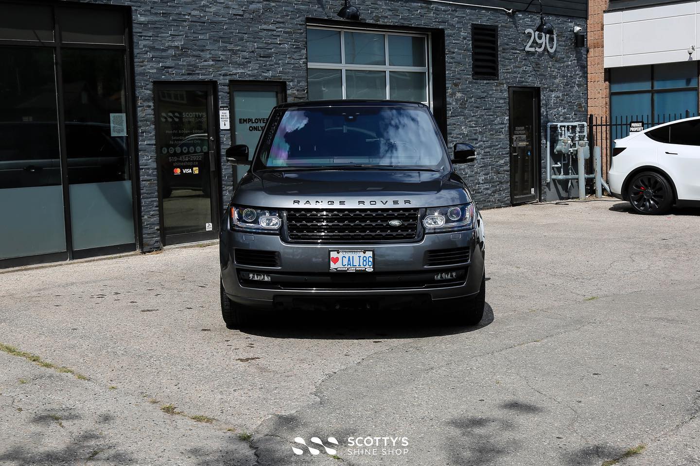 Range Rover Sport Paint Correction Modesta BC-04 nano-titanium glass coating London canada