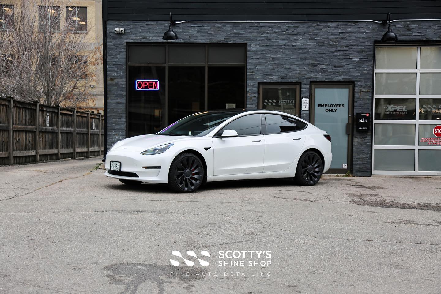 Tesla Model 3 Xpel Prime XR Ceramic Window Film London, ON Canada