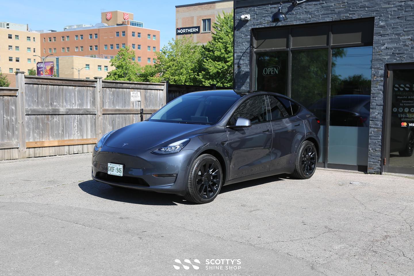 Tesla Model Y Paint Protection Film and Window Tint