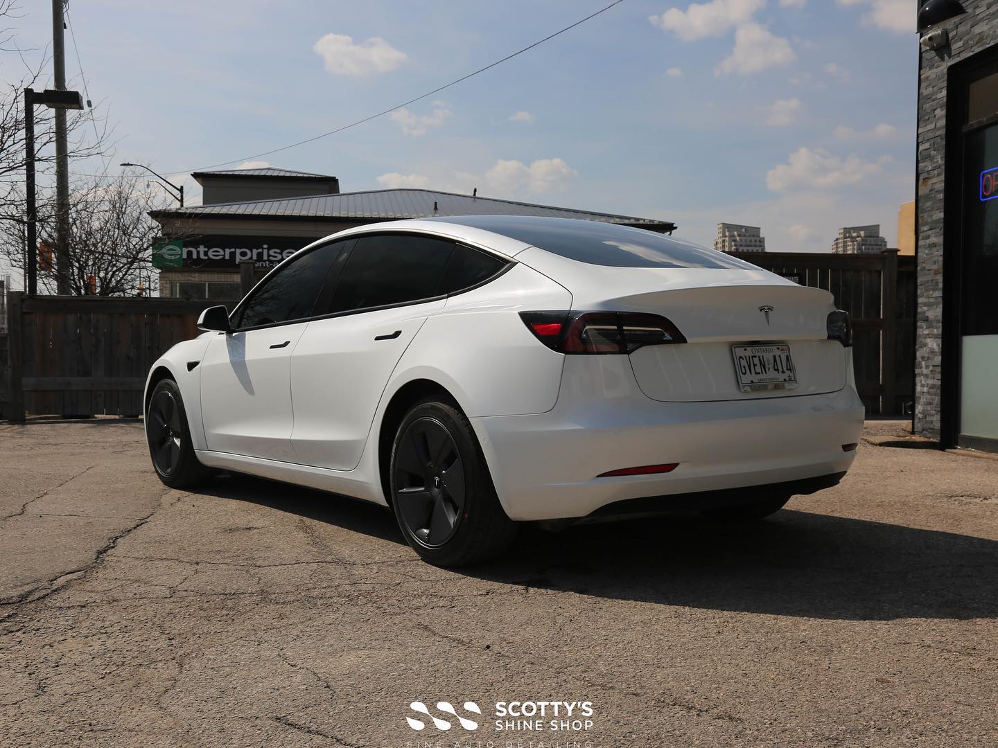 Tesla Model Y Xpel Ultimate Fusion paint protection film London Ontario