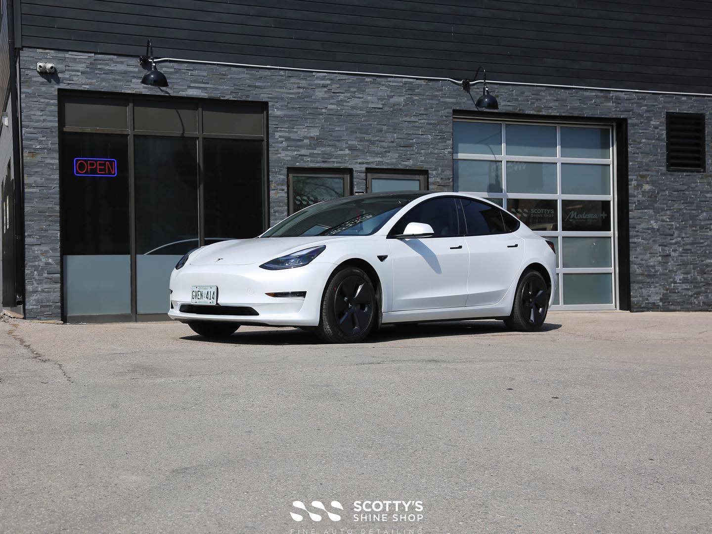 Tesla Model Y Xpel Ultimate Fusion paint protection film London ON