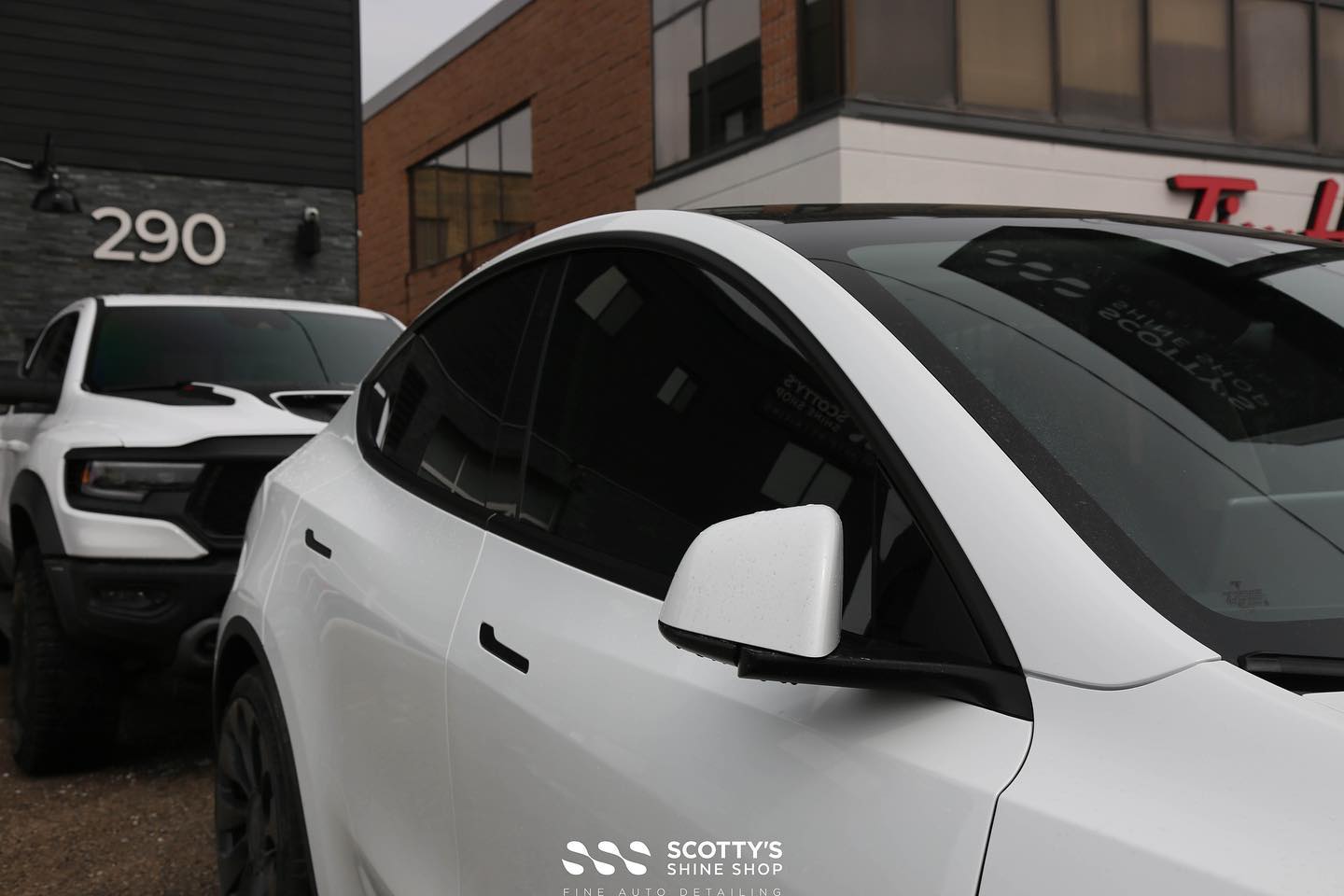 Tesla Model Y Xpel Prime XR Plus ceramic window tint London ON