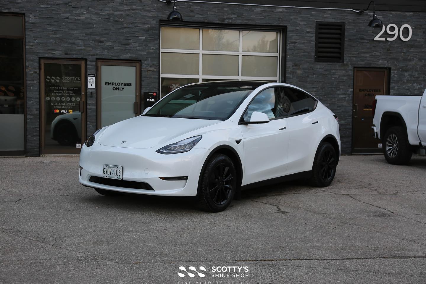 Tesla Model Y Xpel Paint Protection Film and XR Plus Window Film