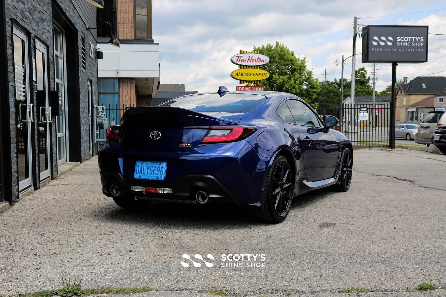 Toyota GR Xpel Ultimate Fusion Paint Protection Film and Xpel Prime XR Plus Ceramic Window Tint rear London, ON