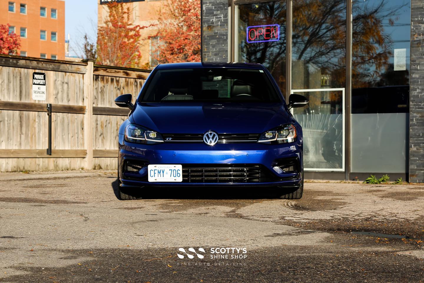 VW Golf R Paint Correction and Xpel Prime XR Ceramic Window Film London, Ont