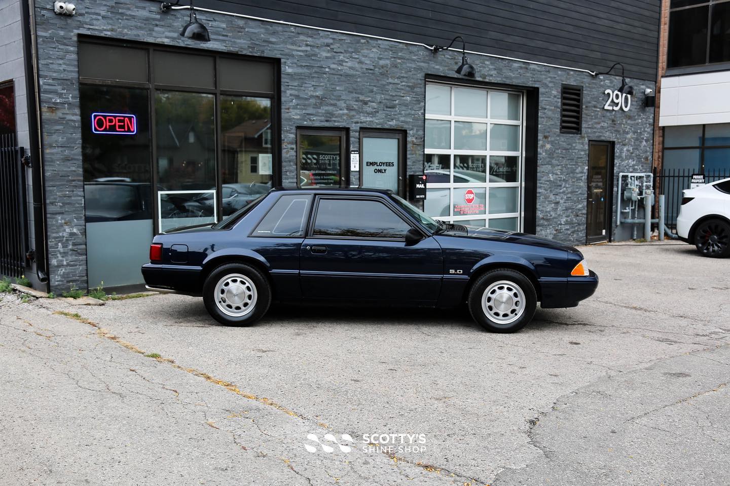 Vintage Ford Mustang 5.0 Full Paint Correction and Ceramic Coating with an Xpel Prime XR Ceramic Window Film London, ON