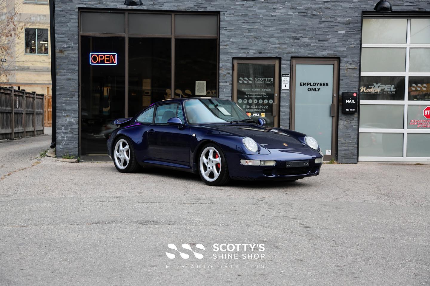Vintage Porsche 911 Turbo Paint Protection Film London Ontario Canada