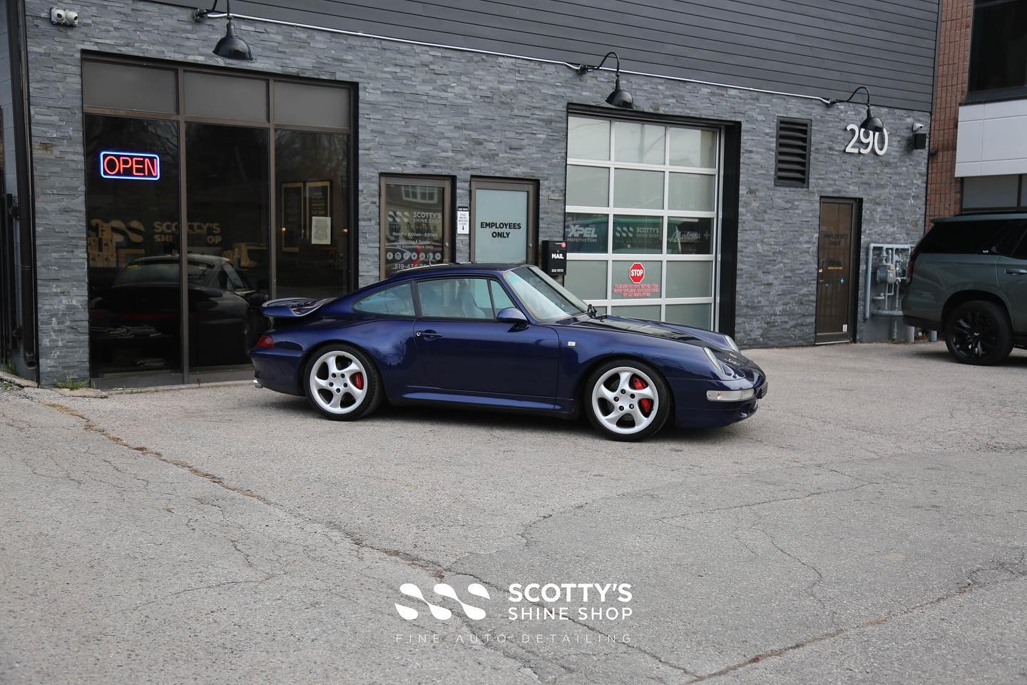 Vintage Porsche 911 Turbo Paint Protection Film side view London ON