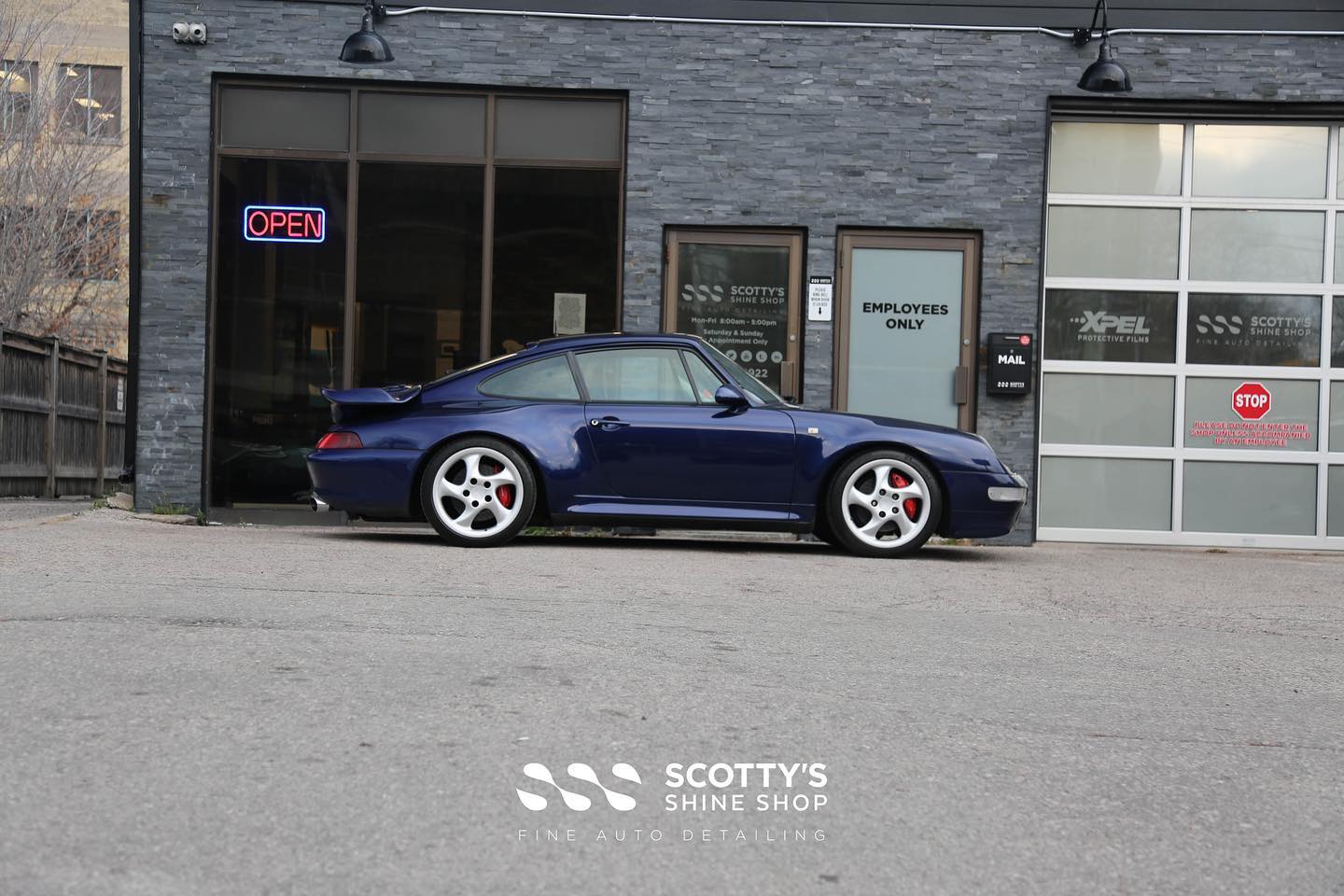 Vintage Porsche 911 Turbo Paint Protection Film London Canada