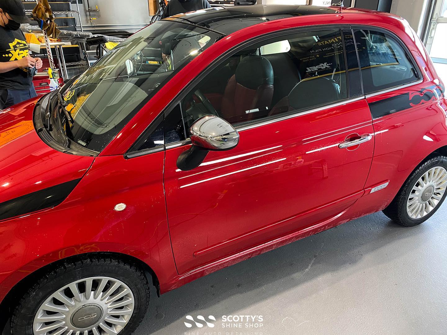 Vinyl Stripe Replacement on a Fiat 500