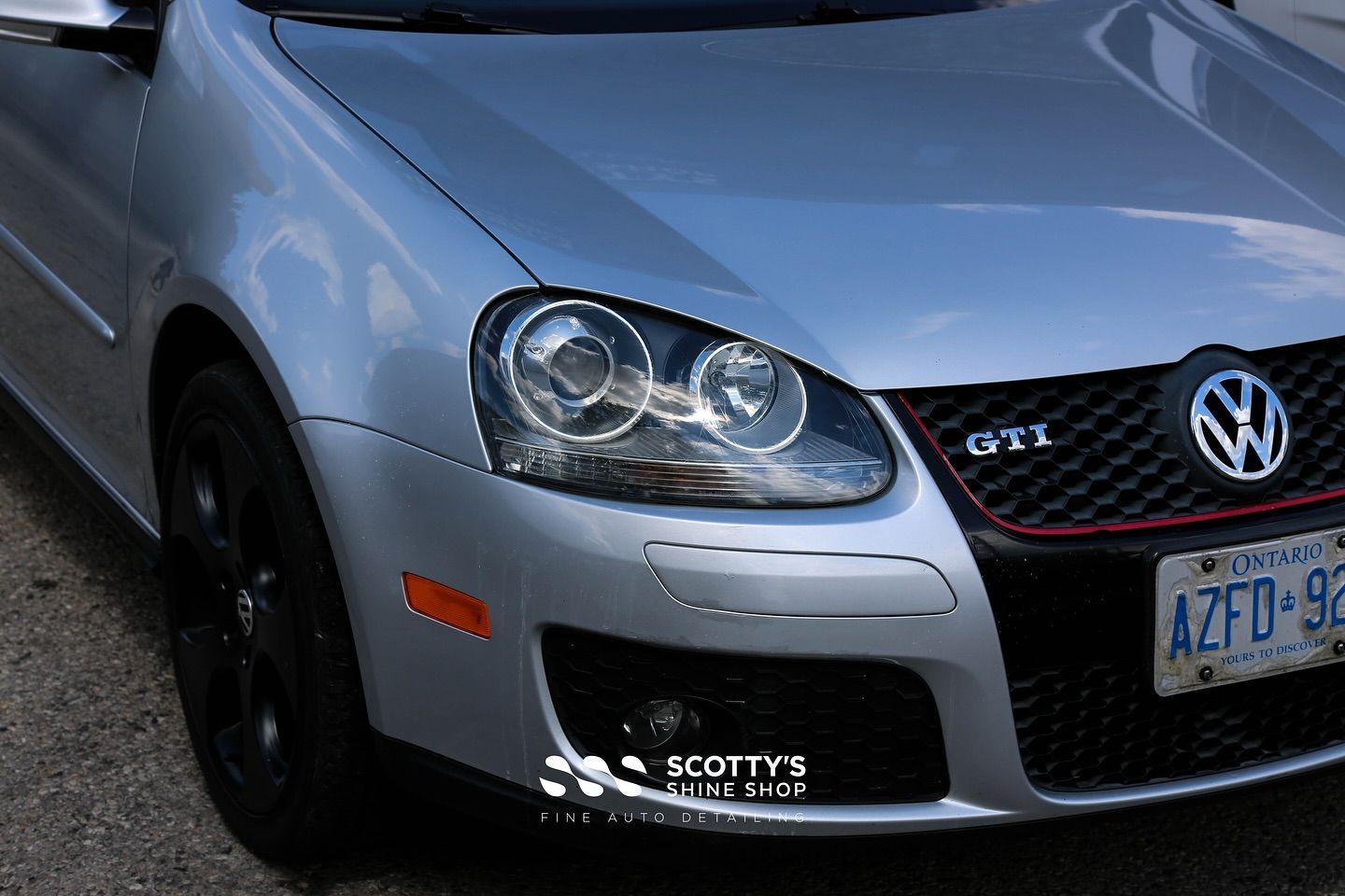 Volkswagen Golf GTI Headlight Restoration London Washed