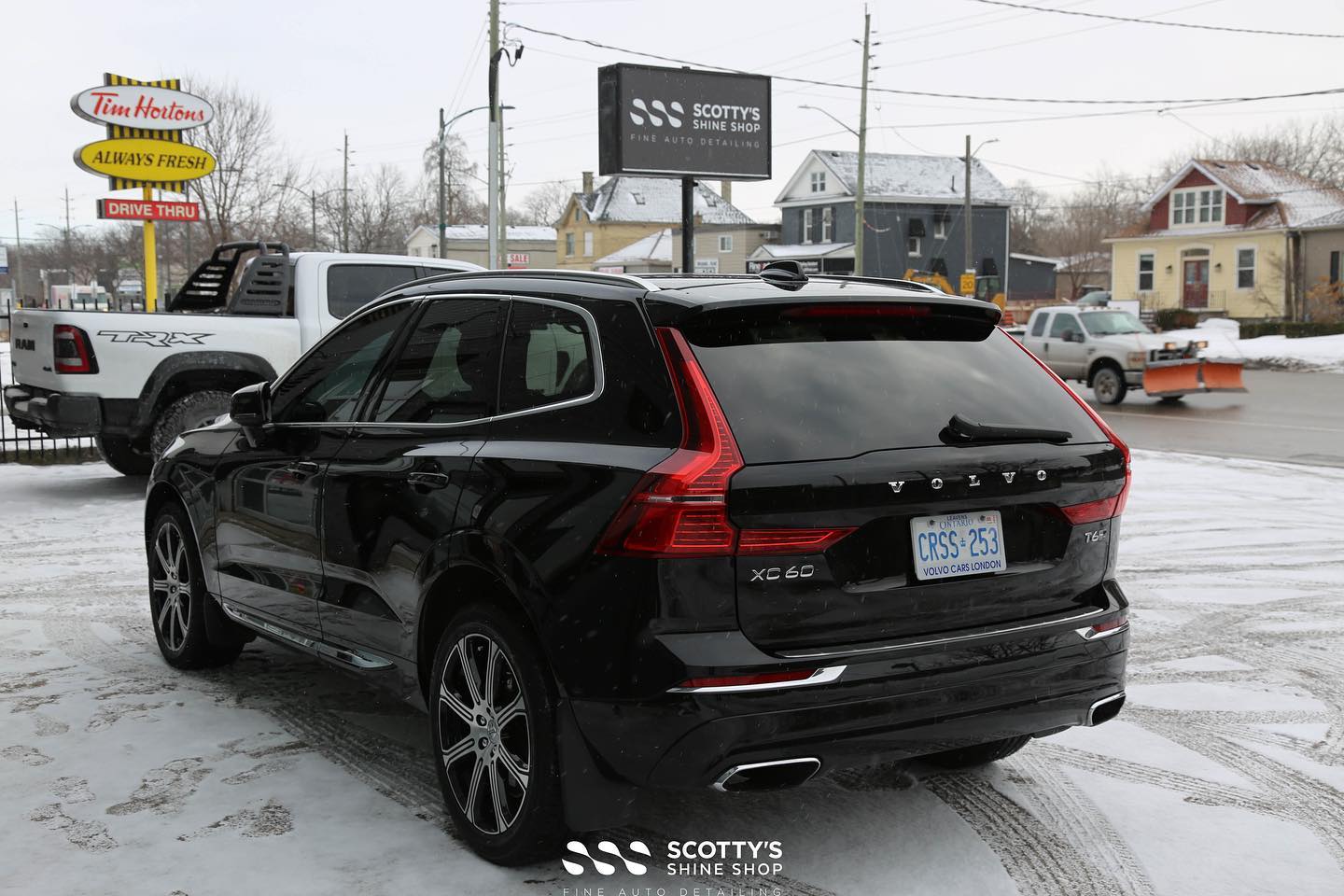 Volvo XC60 gloss enhancement paint correction package rear ldn ontario