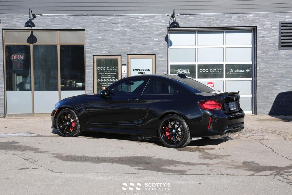 Window Tinting a 2021 BMW M2CS in London