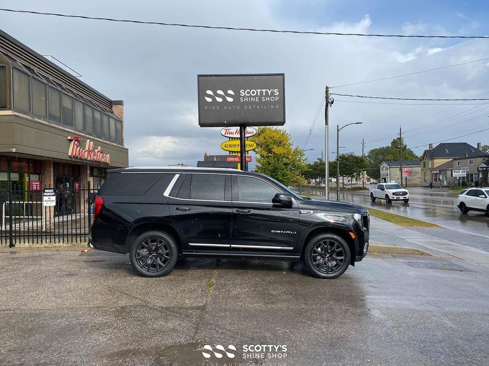 Window Tinting a 2021 GMC Yukon Denali